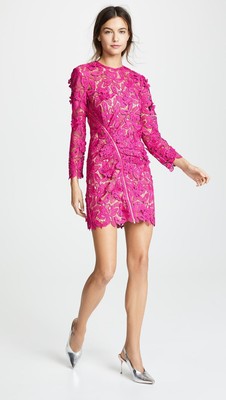 self portrait 3d lily mini dress