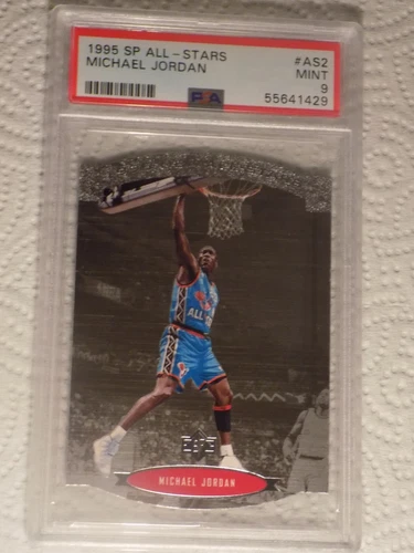 Michael Jordan PSA 9 MINT 1995-96 SP Authentic All Star Die Cut #AS2