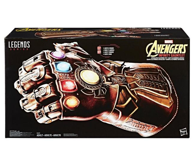 avengers marvel infinity war gauntlet electronic fist figure