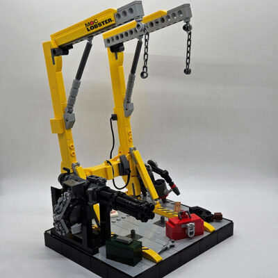 MOC: Power Armor Station + Jetpack Mod 418 Pieces MOC-183479