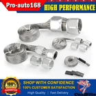 Chrome Radiator Hose Sleeving Stainless Steel Braided Dress-Up Hose Cover Kit US