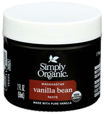 Simply Organic  Madagascar Vanilla Bean Paste   2 Oz. Pack Of 1