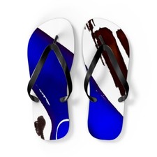 Flip Flops Blue Line shons Lightpainting designs