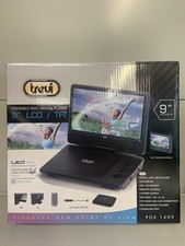 TREVI PDX1409 DVD Portatile 9” ricaricabile USB SD nuovo funzionante mai usato