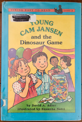 YOUNG CAM JANSEN AND THE DINOSAUR GAME by David A. Adler (HC 1996) Easy-To-Read