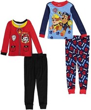 NEW Toddler Boys Paw Patrol Rescue Pups Pajamas Snug Fit Sleepwear Two sets 2T