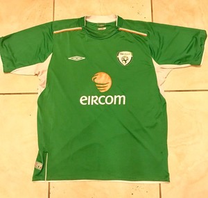 vintage ireland soccer jersey