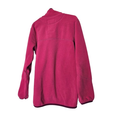 Helly Hansen Pink Fleece Jacket 100% Polyester Full Zip Thumbholes Sz 9 9 years - Picture 2 of 9