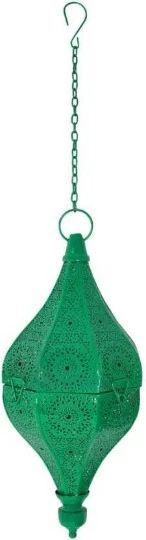 Lámpara colgante de techo marroquí hecha a mano turca moderna de diseño vintage de 14" Foto 4 de 4