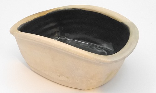 Rare Marked Warren MacKenzie Baking Dish aprox 7.25 x 5.25 inches Stoneware - Picture 2 of 8