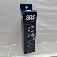Shoe Soft Leather Cream SAS Wine Color Unused 2.5 Oz New In Box