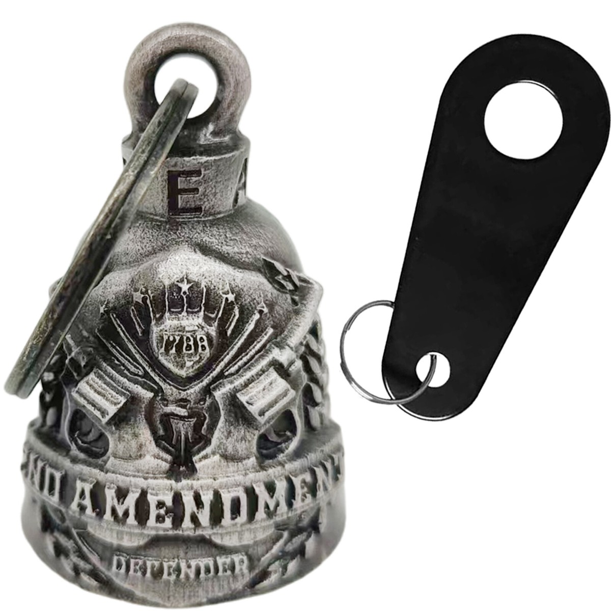 Motorcycle Biker Guardian Bell W/ Hanger Rider Riding, Moto