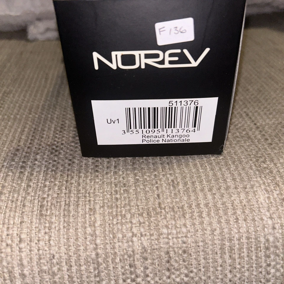 RENAULT KANGOO POLICE 1/43 NOREV 511376 NEW BOXED MINT - Image 4 of 4