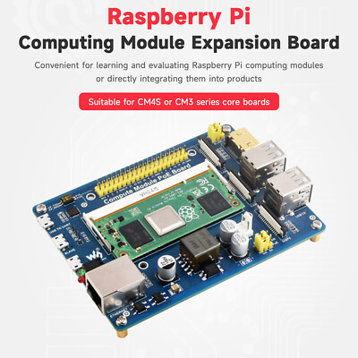 Raspberry Pi Compute Modul Expansion Board CM4S/CM3/3LITE/3+/3+Lite POE Netzteil