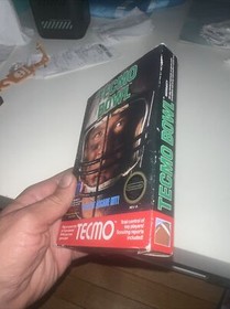 Tecmo Bowl NES Nintendo Complete CIB Authentic Nice Label NFL Official Licensed