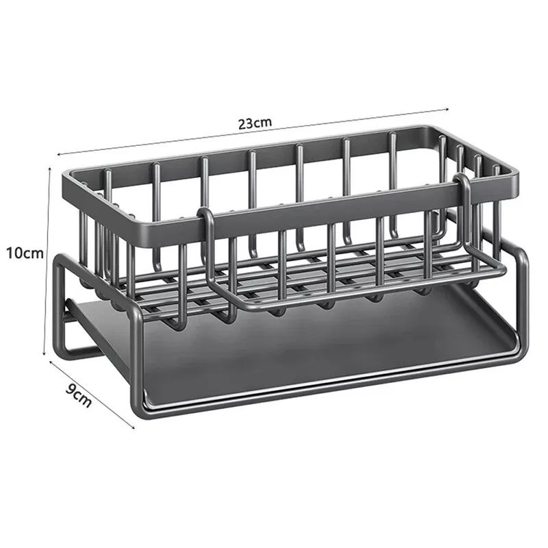 Automatic Drainage Sink Storage Rack Stainless Steel Kitchen Wash