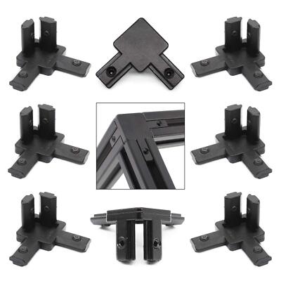 8Pcs Aluminum Extrusion Corner Bracket Tri Connector for 20 T Slot Extruded Alum