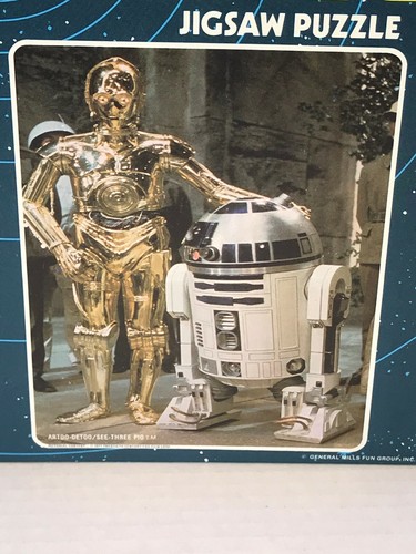 Star Wars 1977 Kenner 140 Piece Puzzle R2D2 C3PO - Picture 2 of 8