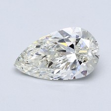 Natural Mined Diamond 4.08 Carat Certified GIA Pear Cut Loose I color IF clarity
