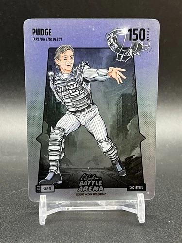 Bo Jackson Battle Arena `PUDGE` Steel Silverback BattleFoil Carlton Fisk Debut