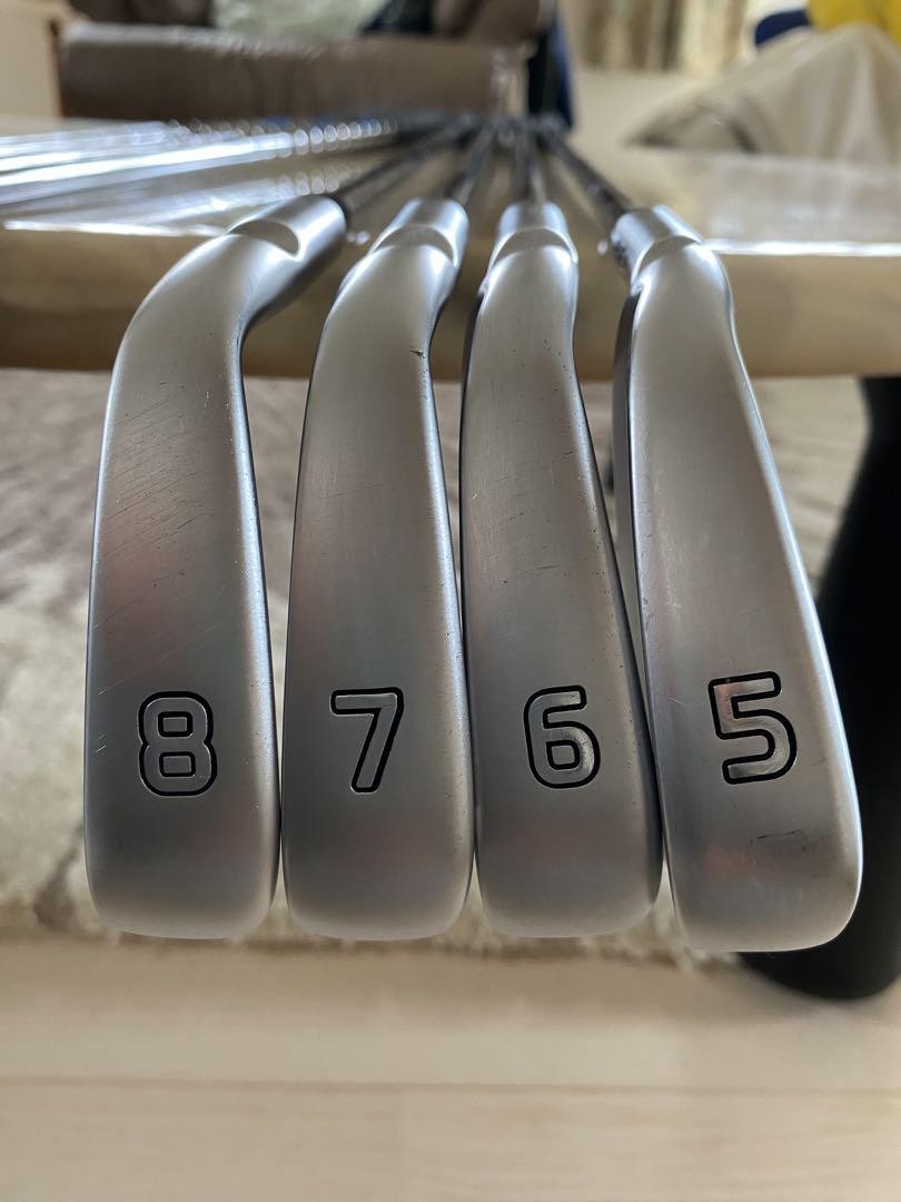 PING i500 Iron Set 7pcs 5-PW, UW Zelos 7 Flex S/R Black
