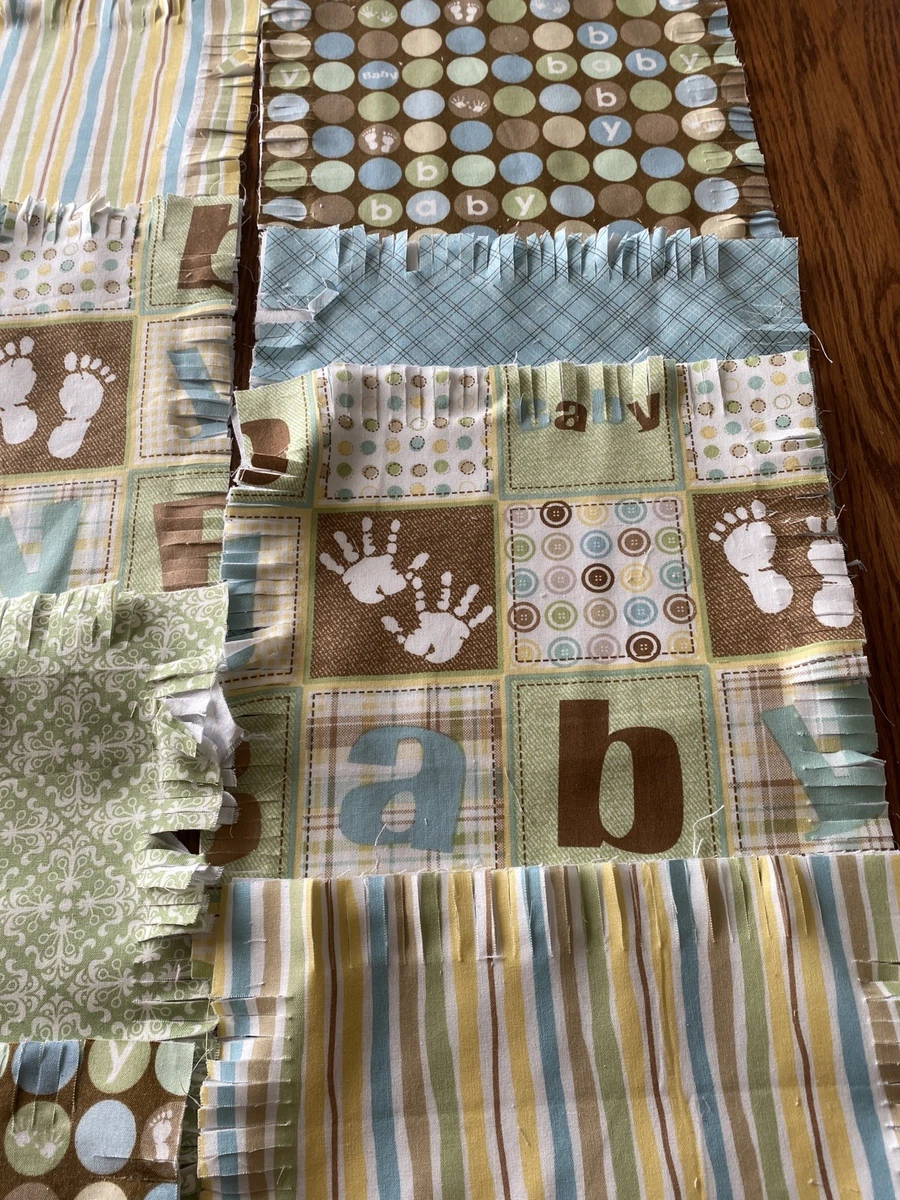 Kit Patchwork Bébé Chatons - Tissu Jelly Roll Prédécoupé - Création Couverture Bébé
