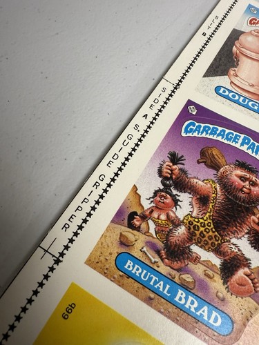 Authentic 1985 Topps Garbage Pail Kids GPK Series 2 Uncut Sheet 44 Stickers Rare - Picture 17 of 23