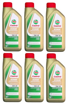 6x1L Castrol EDGE Professional V 0W-20 VOLVO Motoröl FST TITANIUM VCC RBS0-2AE