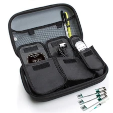 USA GEAR Protective Carrying Case for ACCU-CHEK Blood Glucose Monitoring System