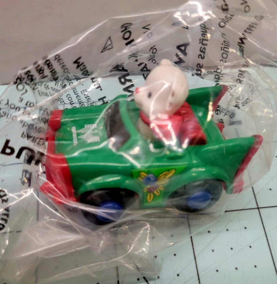 Rare Whataburger HOLIDAY Pull-Back Racers Set of 4 Kid's Meal Toys, Vintage, New - Image 3 of 4