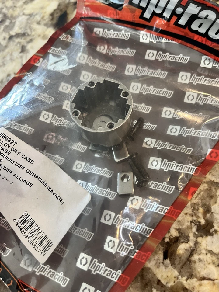 HPI Savage Alloy Differential Case Set [HPI86827] 86827 Open Pack Hobby Parts - Image 3 of 4