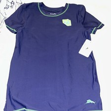 NWT Tommy Bahama Boys Navy Rashguatd Size L 10/12 