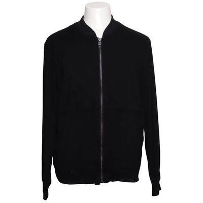 Zara, Bomberjacke, Herren, Größe: L, Schwarz, Elasthan/Polyester, Einfarbig #weh