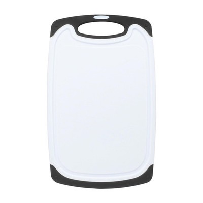 Small Plastic Chopping Board With Handle, , Easy Clean, Dishwasher Safe, White