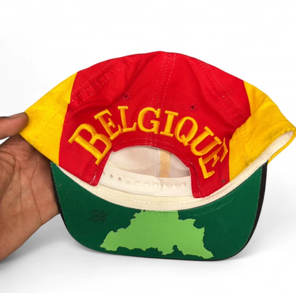 Vintage 90’s BELGIUM Belgique Soccer World Cup hat - Image 2 of 4