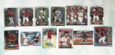 Marcelo Mayer Lot 2022-2024 Bowman Mojo, Lunar, Base, Inserts (14 Cards) Red Sox