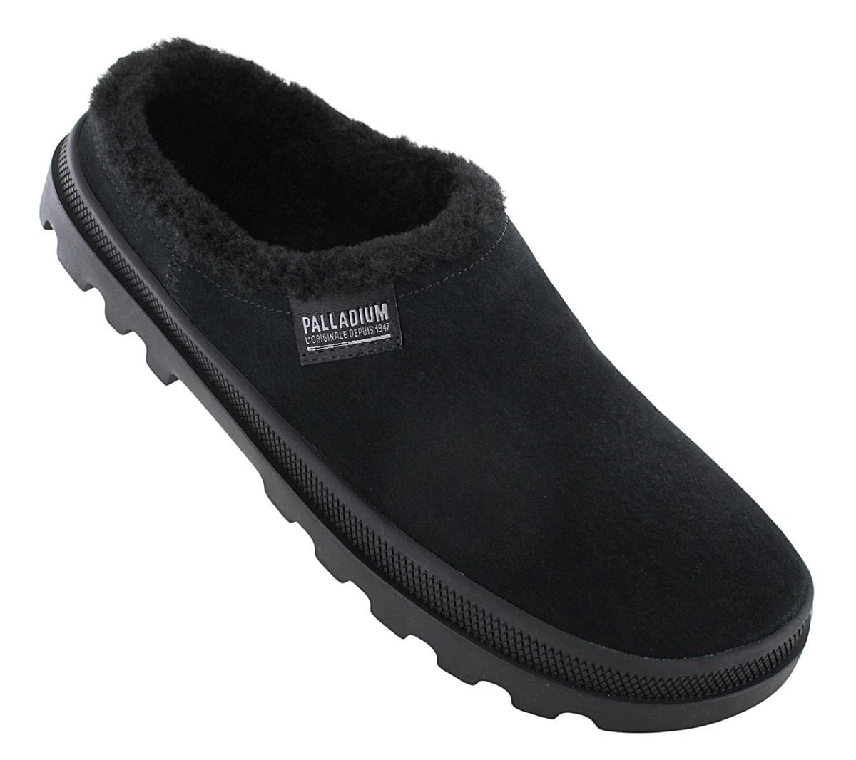 PALLADIUM Palladune Mule Warm - Slipper Winter Hausschuhe Pantolette Schwarz NEU