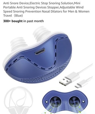 Mini Portable Electric Snoring Stopper Sleep Apnea Tool Helps You Sleep Easily