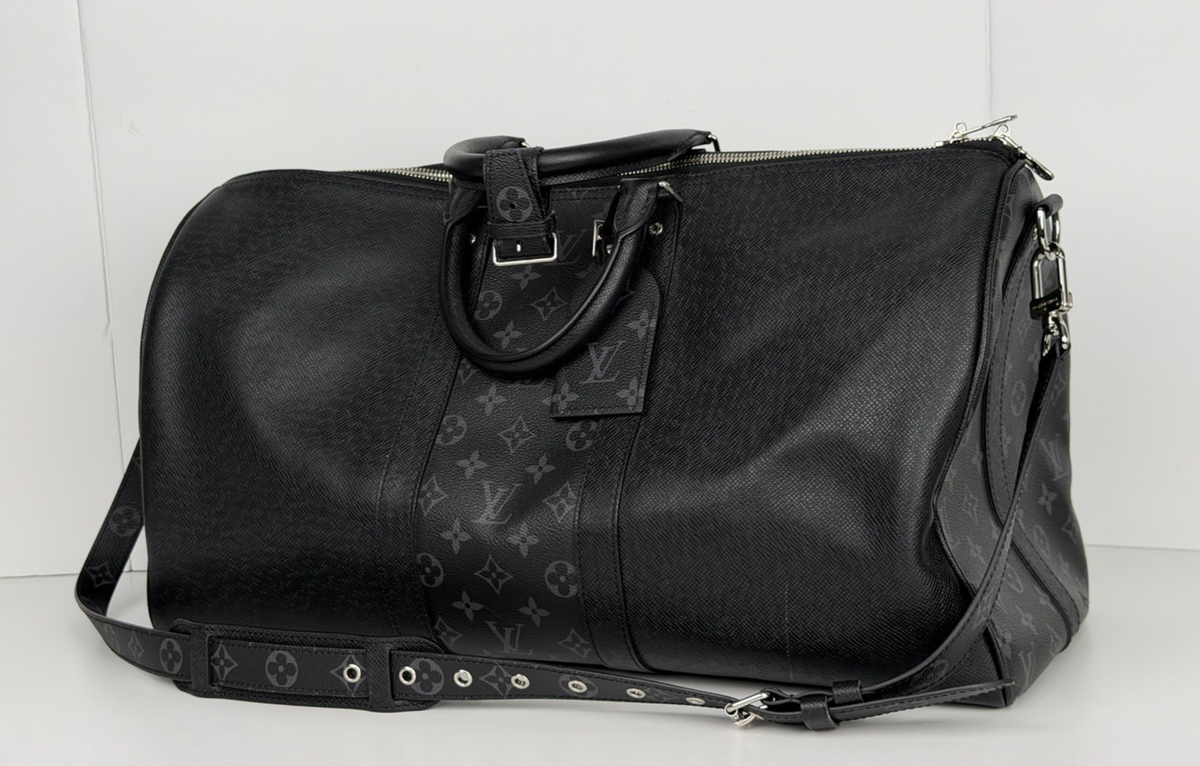 Louis Vuitton Keepall Bandouliere 50 Monogram Eclipse & Black