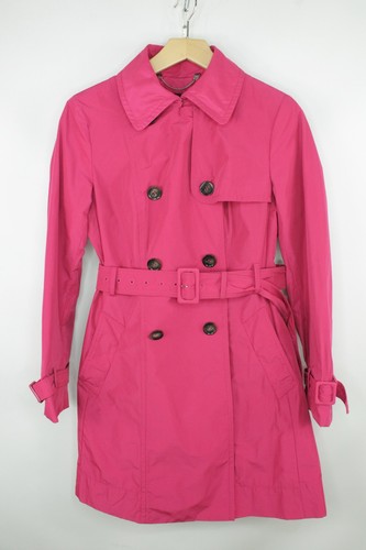 Weekend Max Mara Double-Breasted Belted Pink Trench Coat US 4 EU 34-36 Small
