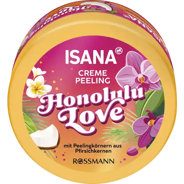 ISANA Cream body peeling HONOLULU LOVE 200ml1ct SUMMER Edition FREE SHIPPING 2290₽