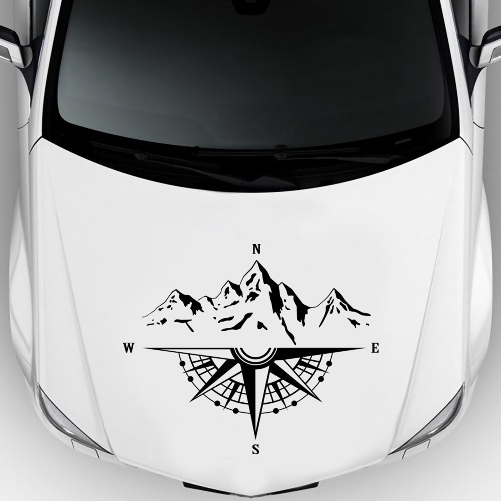 New Mountain Stickers Decal For Car Hood Auto Body Side Door Stickers Stripe