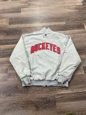 Ohio State Buckeyes Champion Made in USA Bomber Sideline Jacket L