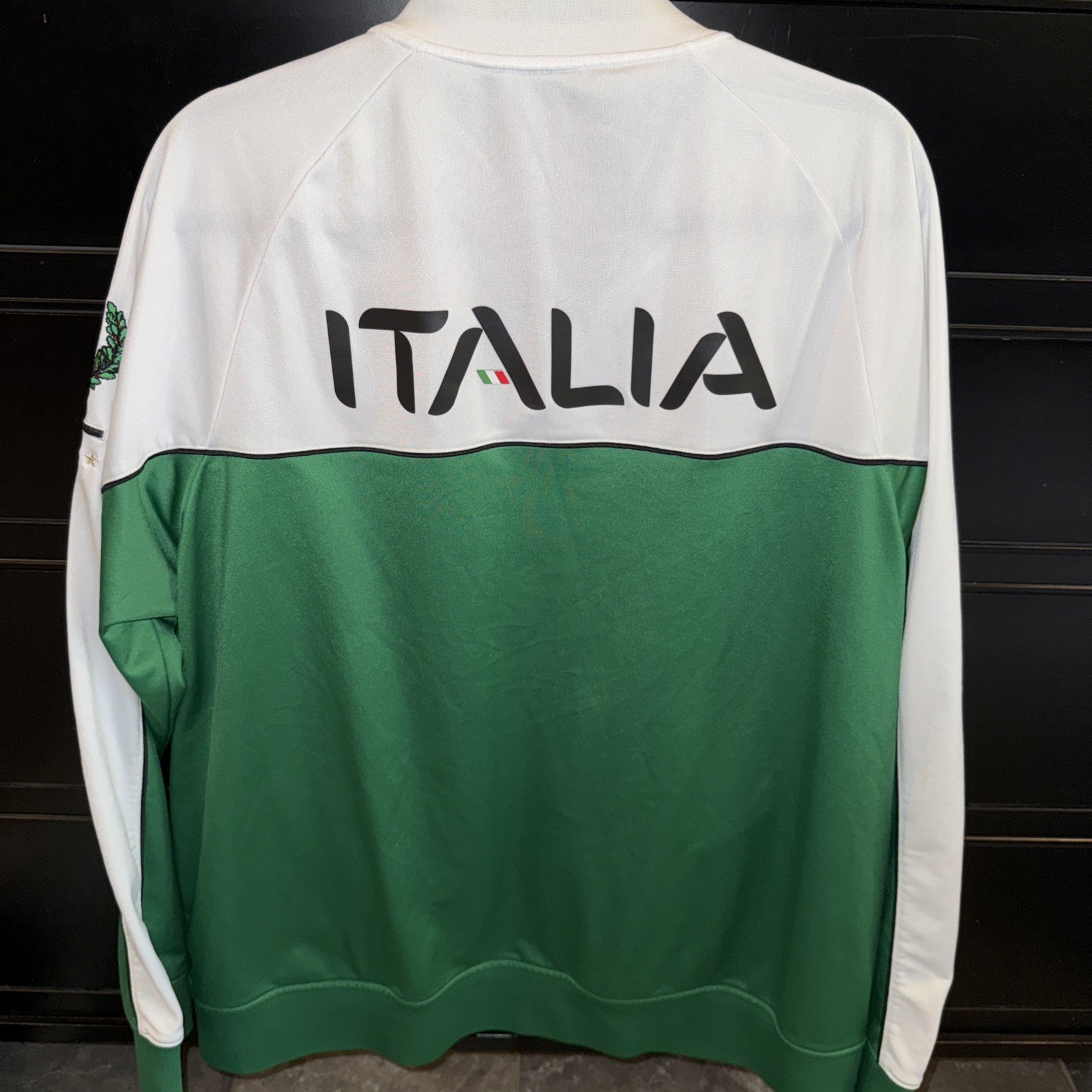 VINTAGE FILA ITALIA track jacket sport atletico calcio riscaldamento zip uomo XXL