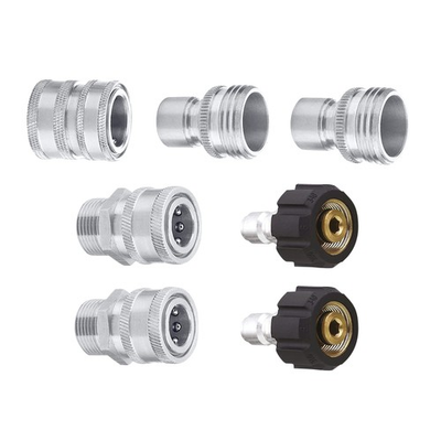 #ad MTM Hydro Hose Adapter 7 Piece Pressure Washer Quick Connect Fittings Kit Stain $91.89