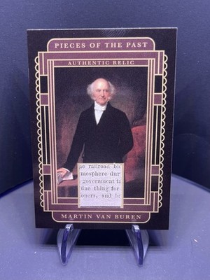 Martin Van Buren 1800s Edition Newspaper Relic Pieces 2025
