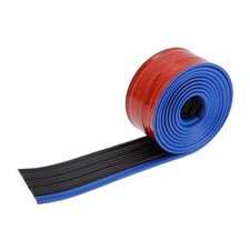 Universal 8.2Ftx2.54In Car Side Skirts Protector 2.5m x 6.5cm L x W Blue