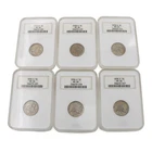 1938 Denver Buffalo Nickels NGC MS 66 US 5c Coin No Reserve Lot of 6 #C906-3