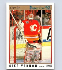 1991-92 O-Pee-Chee Premier #9 Mike Vernon Calgary Flames