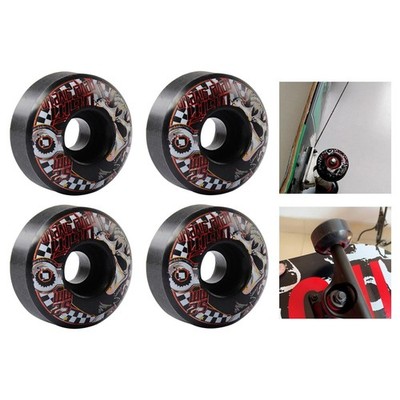 4Pack PU Skateboard Rollen Set Ersatz Skate Board Roller Zubehör